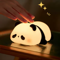 Cute Panda Night Light Silicone Touch Lamp – Kids Sleep Room Decor